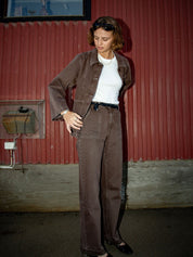 Nudie Jeans - Ada Workwear Pants - Espresso Brown