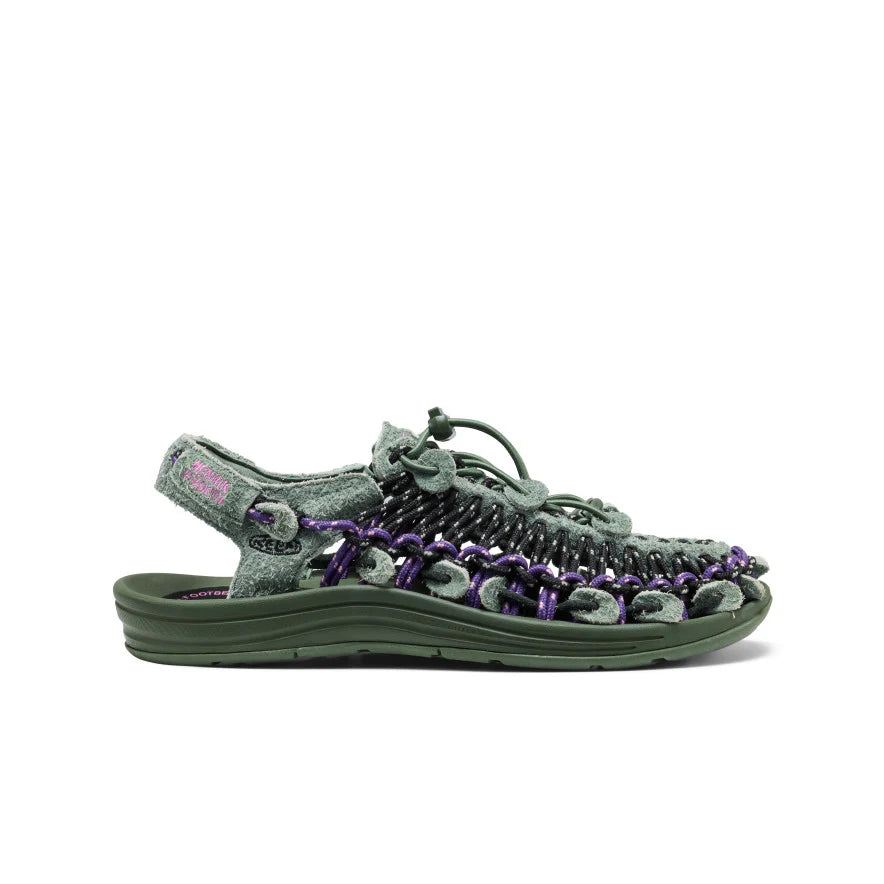 keen - UNEEK Leather Henrik Vibskov Sneaker Sandal - Green Spring