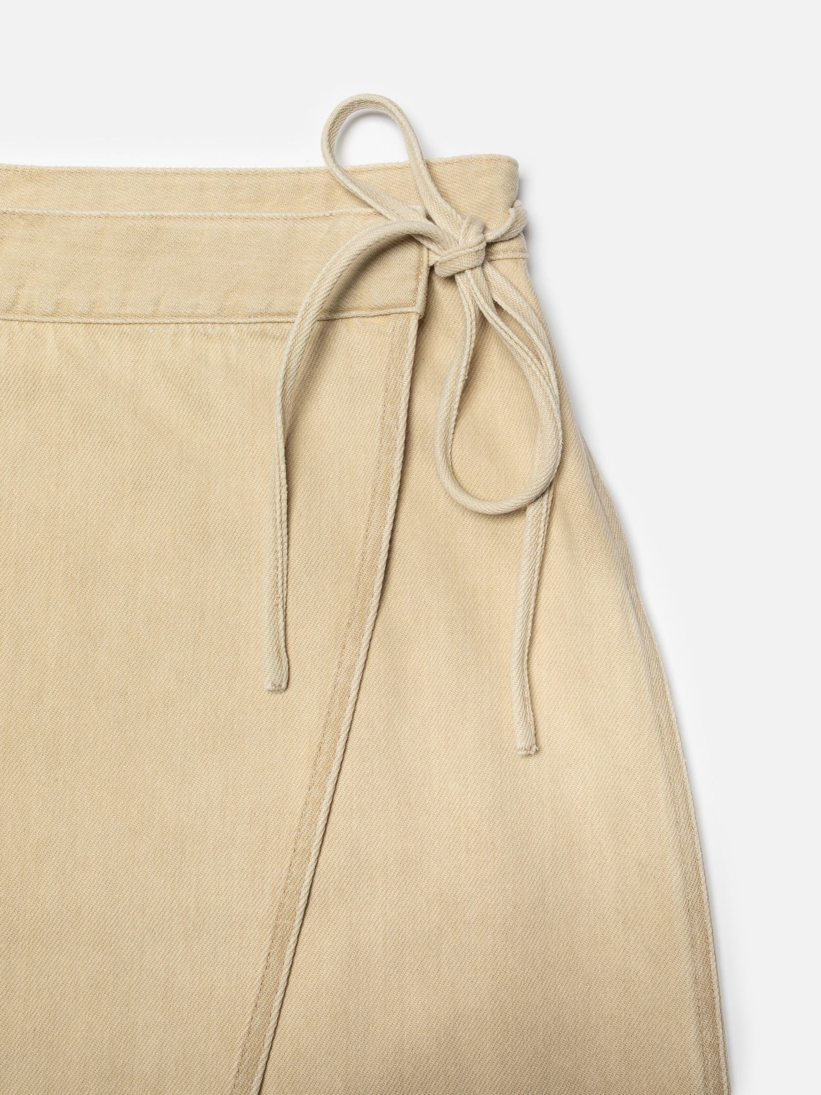 Nudie Jeans - Irma Skirt Herringbone - Denim - Pale Yellow