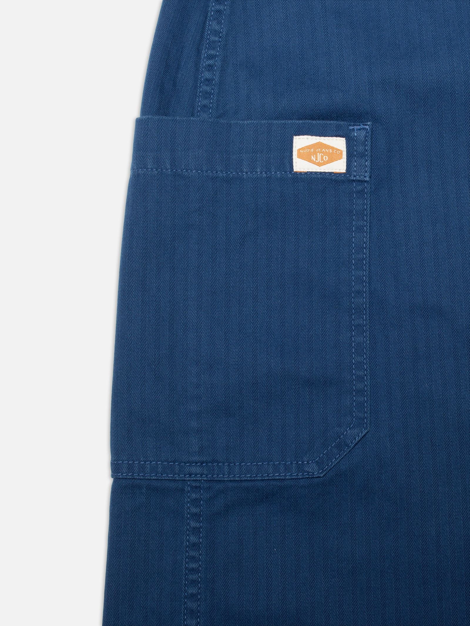 Nudie Jeans - Irma Skirt Herringbone - Blue