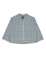 Nudie Jeans - Jutta Shirt Indigo Seersucker Blue/Offwhite