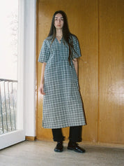 Nudie Jeans - Ronja Dress Indigo Seersucker Blue/Offwhite
