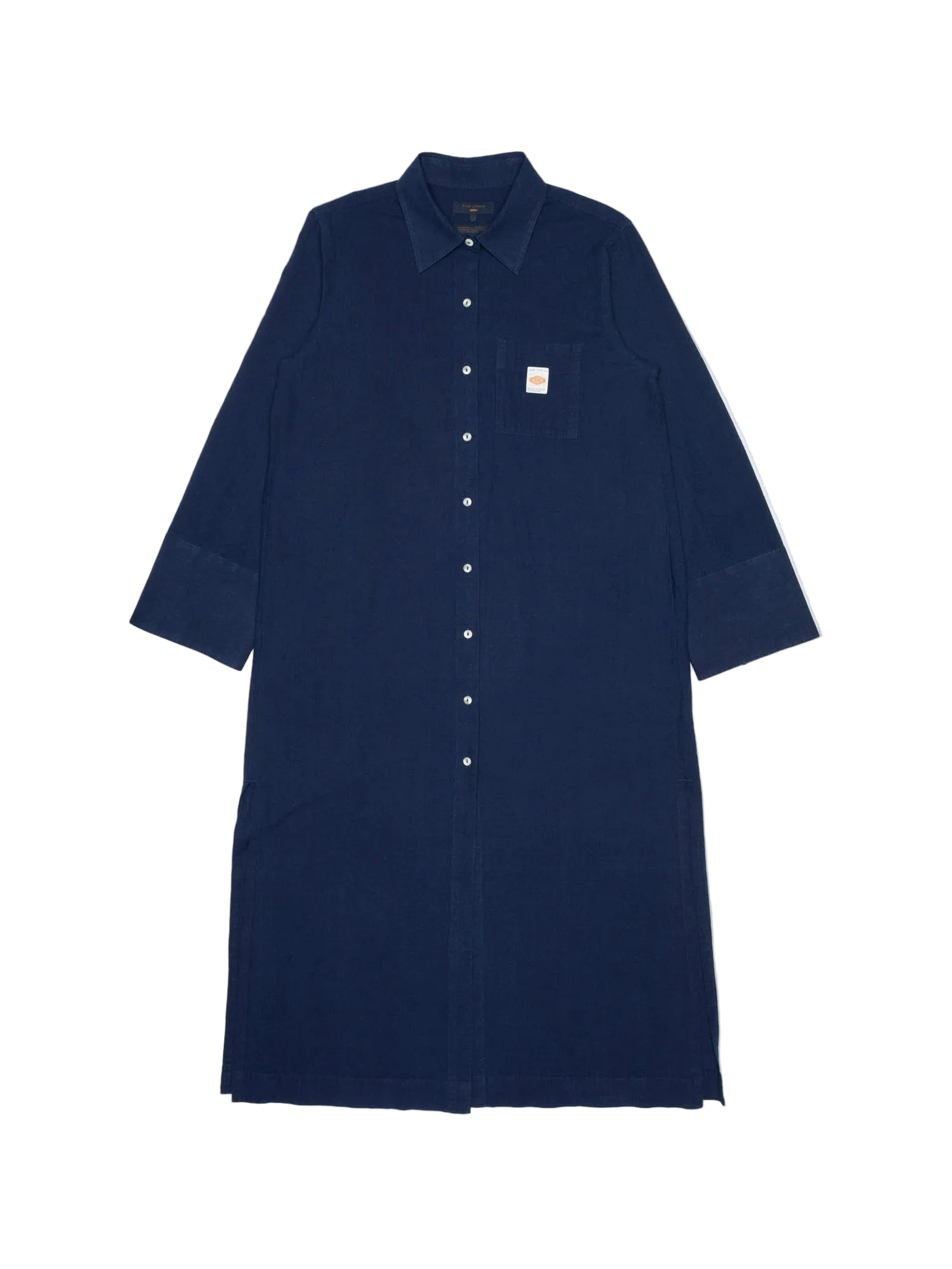 Nudie Jaens Nila Shirt Dress Indigo Blue