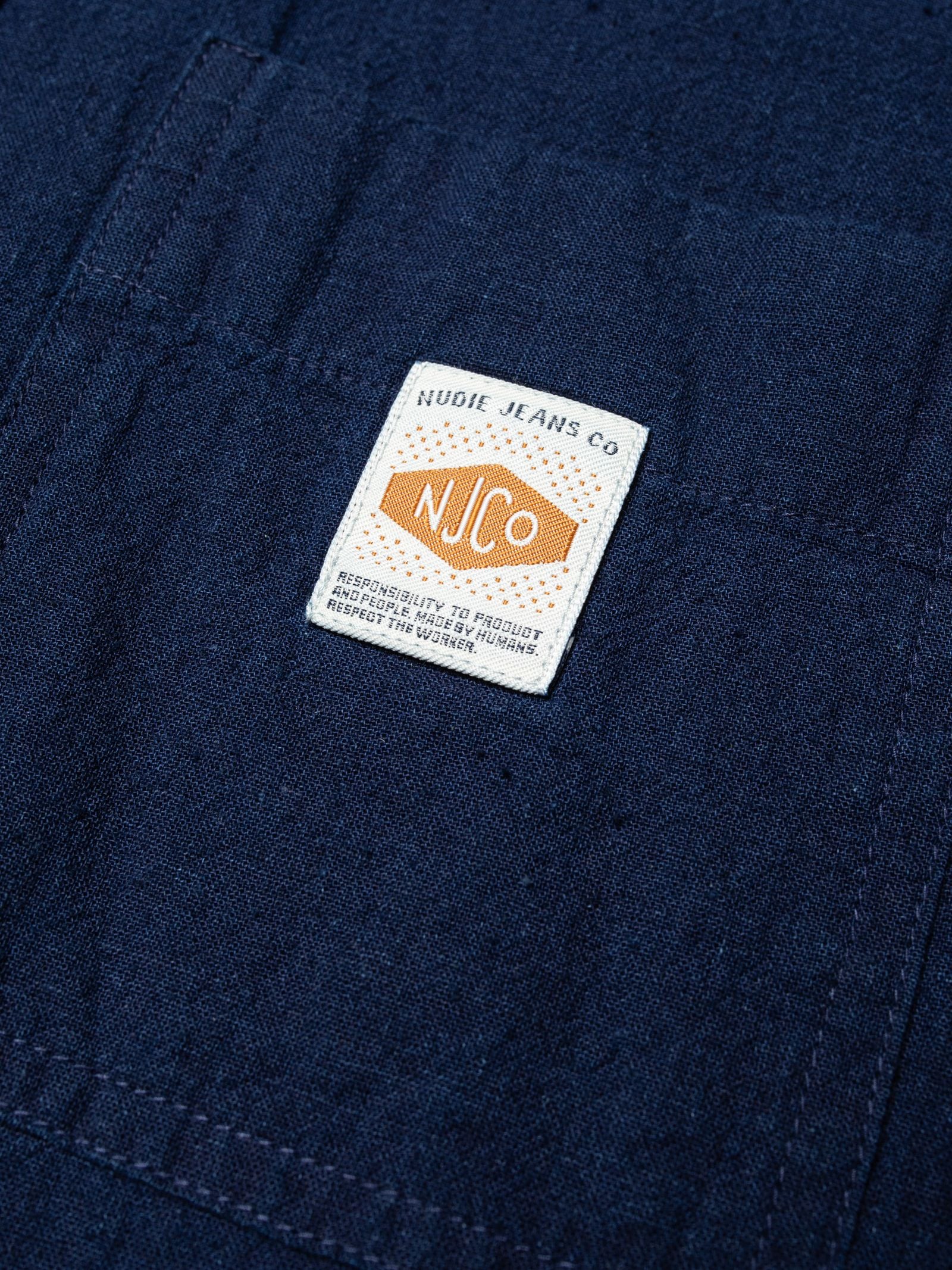 Nudie Jaens Nila Shirt Dress Indigo Blue