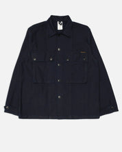 Nudie Jeans Nino Shirt Back Sateen Indigo