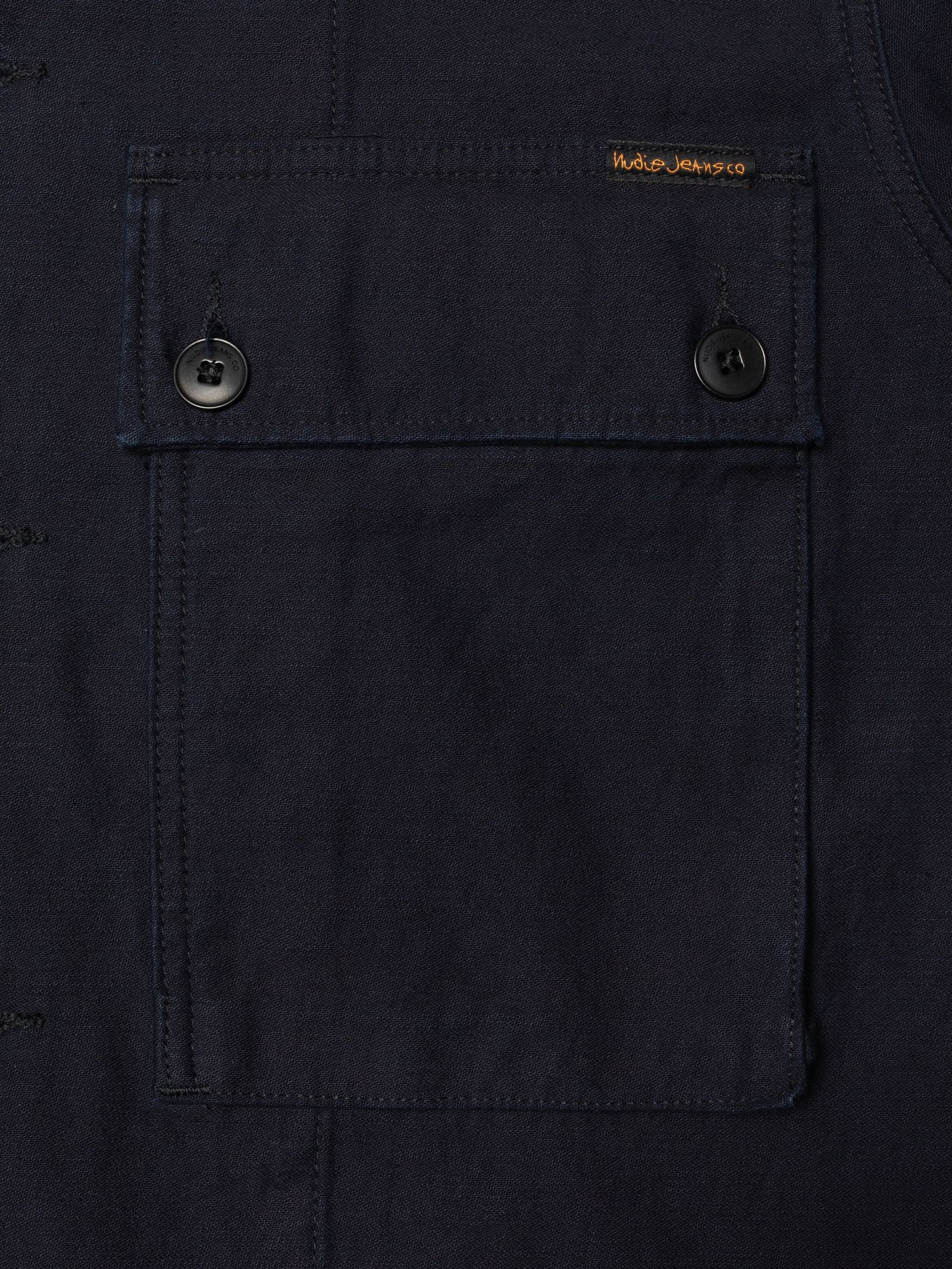 Nudie Jeans Nino Shirt Back Sateen Indigo