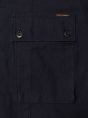 Nudie Jeans Nino Shirt Back Sateen Indigo