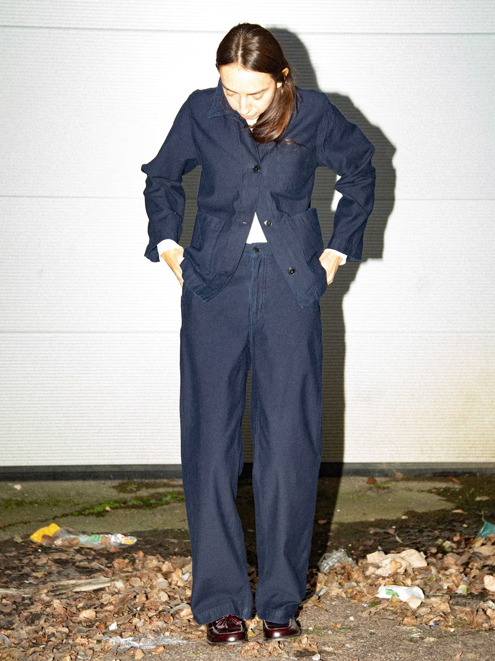 Nudie Jeans Lovis Jacket Back Sateen Indigo
