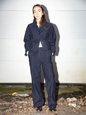 Nudie Jeans Lovis Jacket Back Sateen Indigo