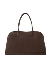O MY BAG Alma 13/14" Soft Grain Leather - Chocolate