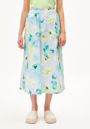 Armedangels Aaimemi aqua floral skirt