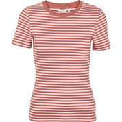 Basic Apparel - Ludmilla O-neck - Cedar wood / Rose shadow