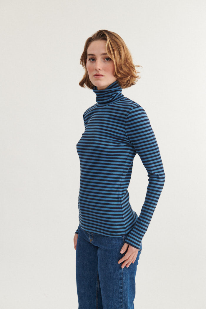 Basic Apparel - Ludmilla High-neck - Copen blue / sky captain