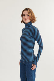 Basic Apparel - Ludmilla High-neck - Copen blue / sky captain