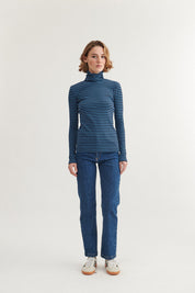 Basic Apparel - Ludmilla High-neck - Copen blue / sky captain