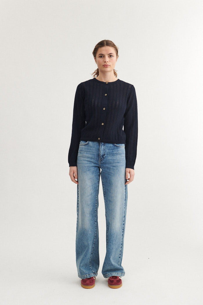 Basic Apparel Tricia Cardigan Sky Captain
