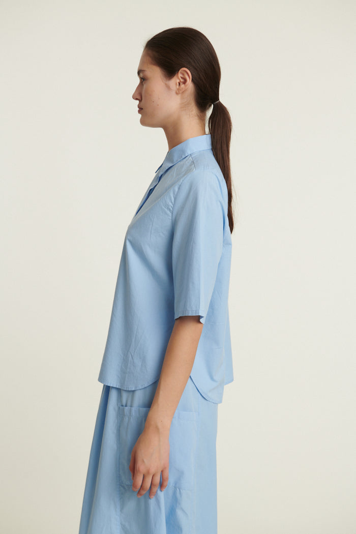 Basic Apparel Silje SS Shirt Frozen fjord