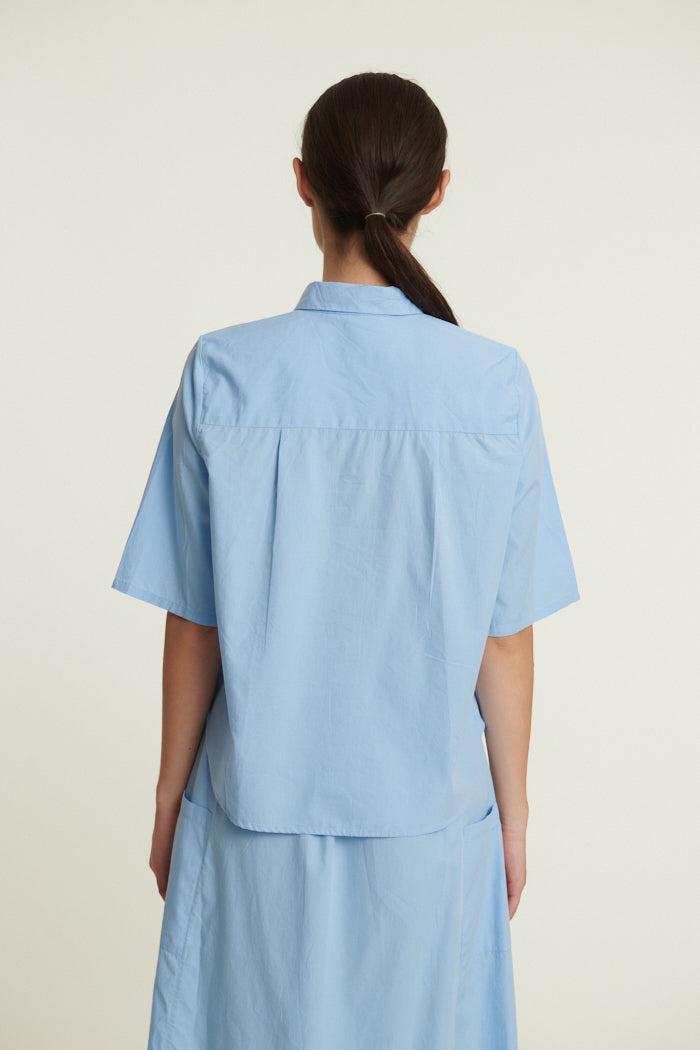 Basic Apparel Silje SS Shirt Frozen fjord