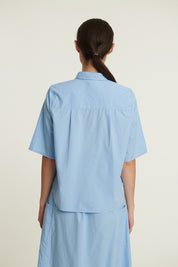 Basic Apparel Silje SS Shirt Frozen fjord