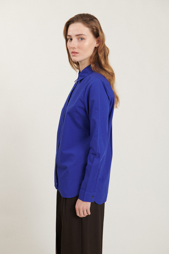 Basic Apparel Vilde Classic Shirt Clematis Blue
