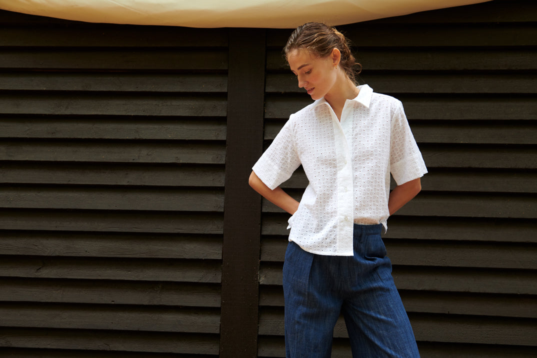 Basic Apparel Adie SS Shirt Bright White