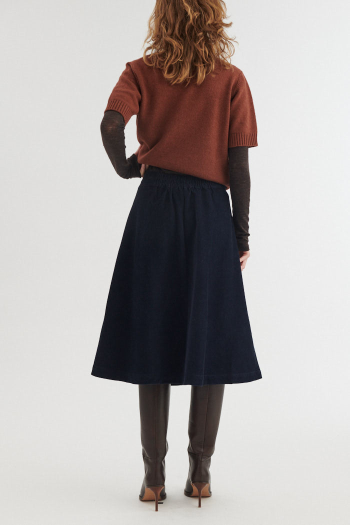 Basic Apparel - Millu Skirt - India Ink
