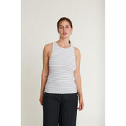 Basic Apparel Ludmilla Tank Bright White/Black