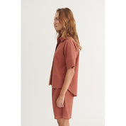 Basic Apparel  Lotus SS Shirt Cedar Wood