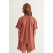 Basic Apparel  Lotus SS Shirt Cedar Wood