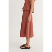 Basic Apparel Lotus Skirt Cedar Wood