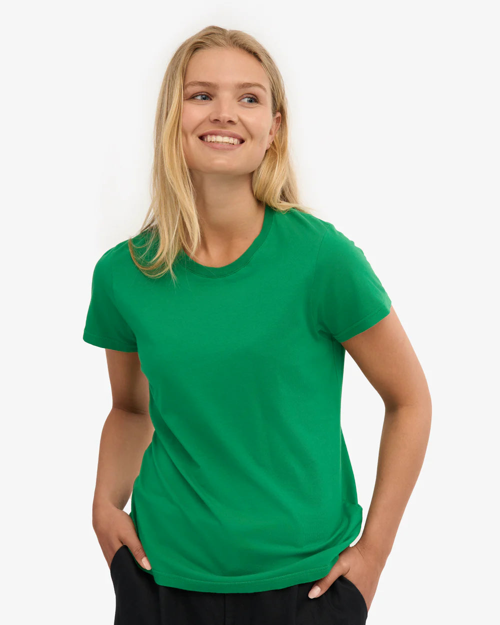 Colorful Standard Women Light Organic Tee Green