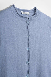 Rifo Leda Women's Medium Sleeve Recycled Cotton Cardigan Blue