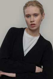 Rifo - Tosca Woman Cashmere Cardigan - Black