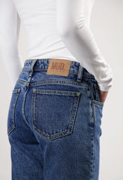 Mud Jeans - Carry Mid Straight - Stone Vintage