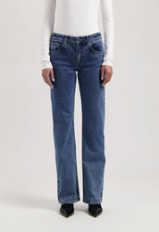 Mud Jeans - Carry Mid Straight - Stone Vintage