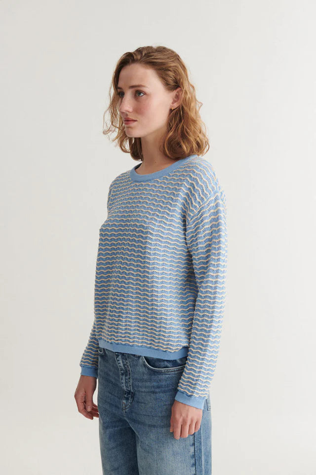 Basic Apparel - Cashi Pullover - Dutch canal / birch