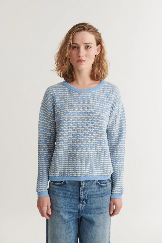 Basic Apparel - Cashi Pullover - Dutch canal / birch