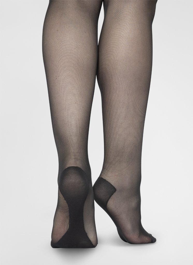 Swedish Stockings - Carla Cotton Sole Tights - Black