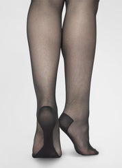 Swedish Stockings - Carla Cotton Sole Tights - Black