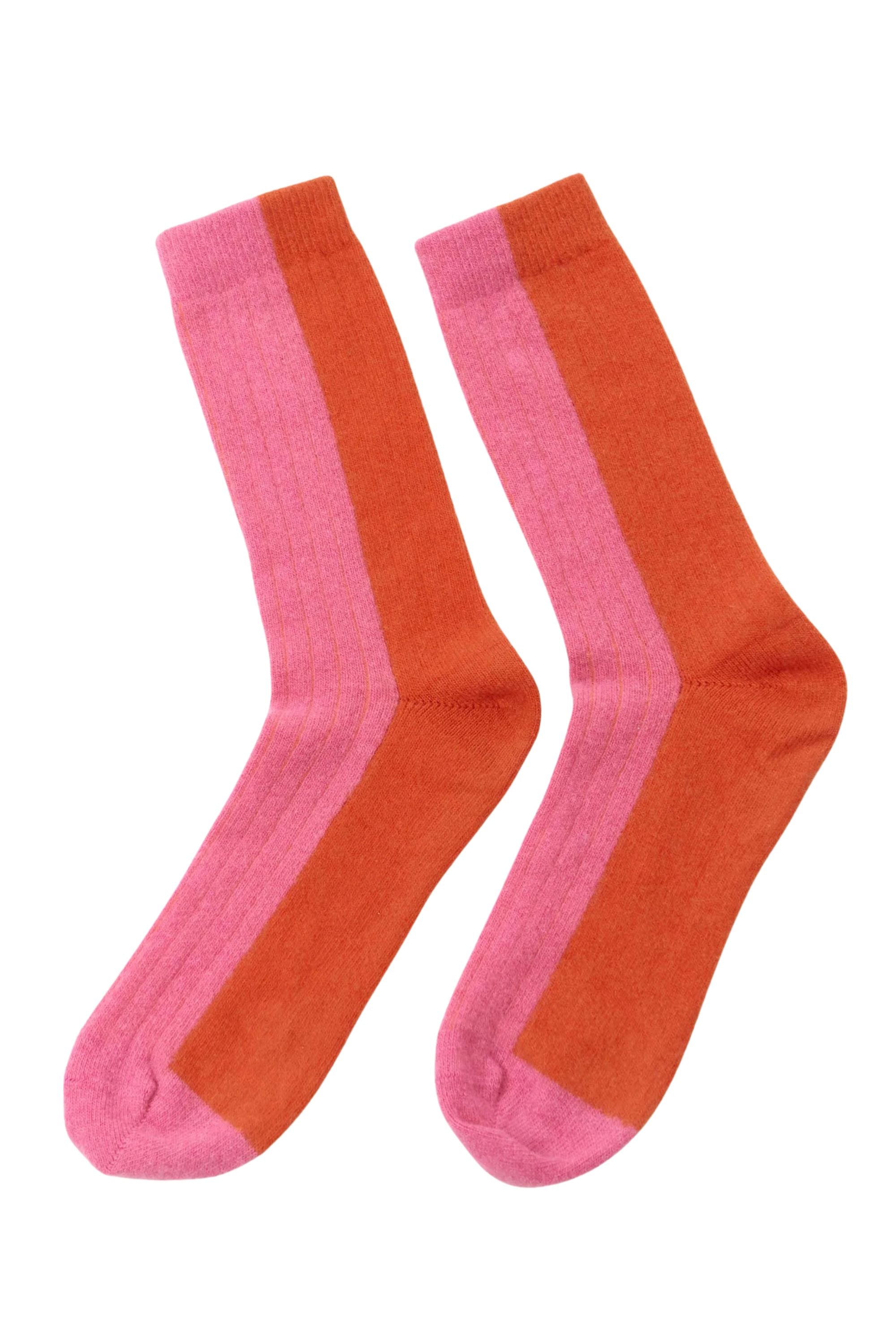 Suite13Lab - Bicolor Wool Socks - Pink