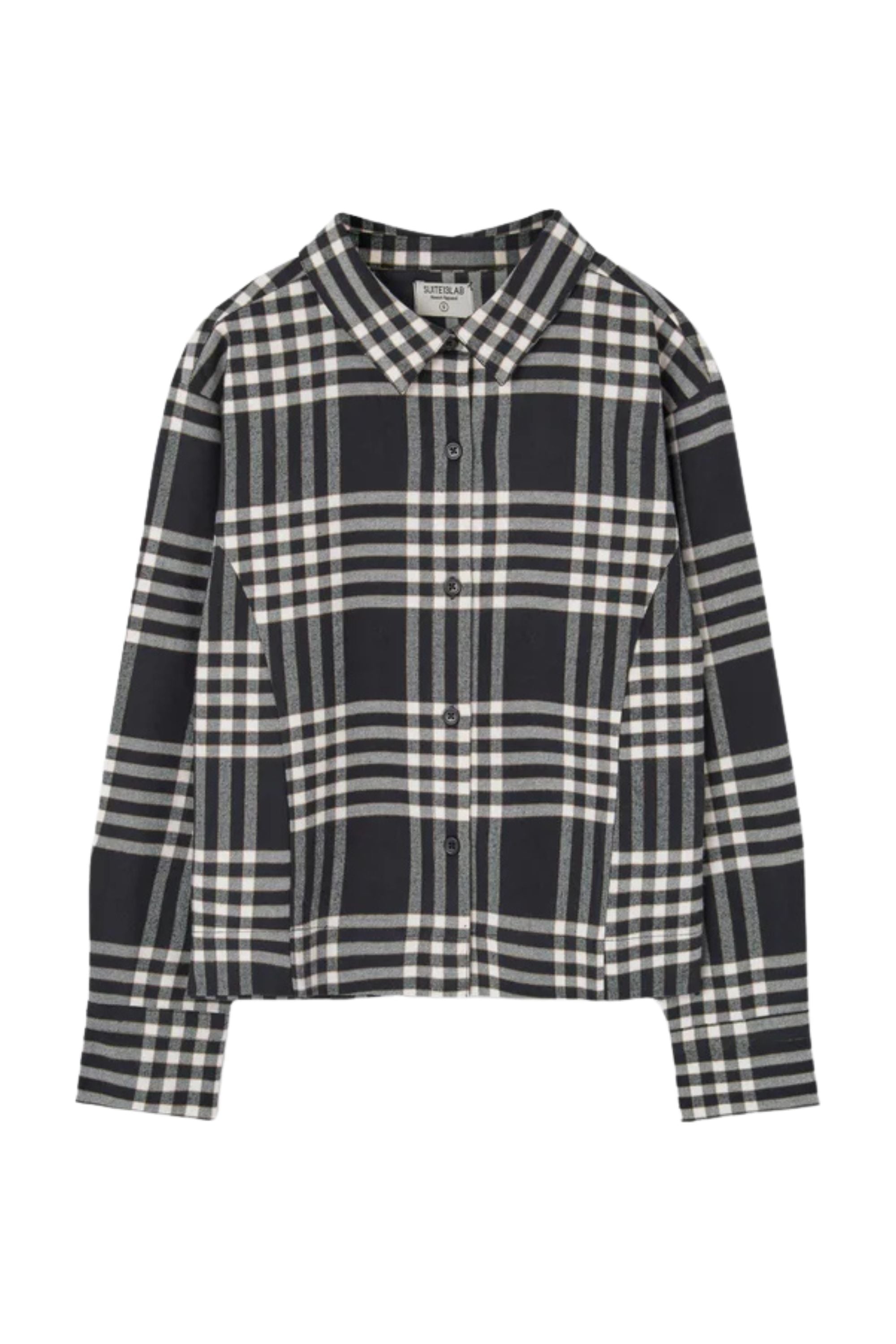Suite13Lab - Sens Shirt - Flannel Check Black