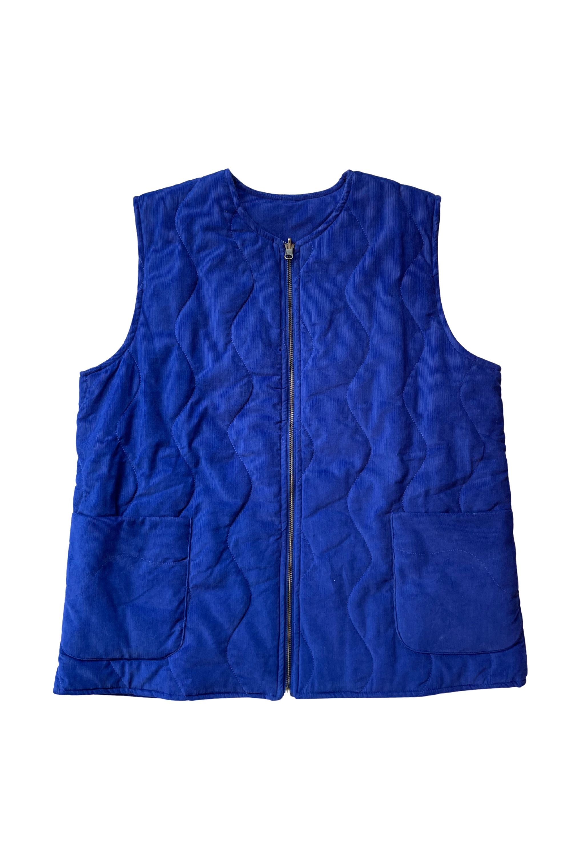 Suite13Lab - Davie Vest - Cord Royal Blue