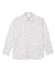 Rita Row - Brit Shirt Flowers - White