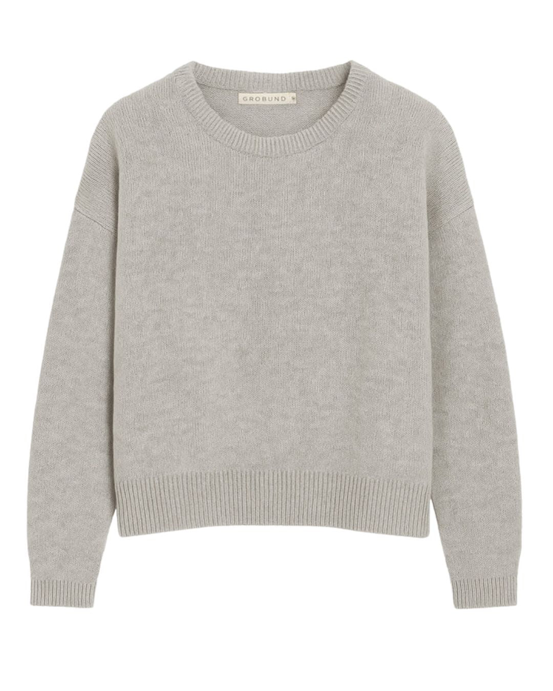 Grobund - Laura Uldsweater - Beige Melange