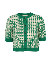 Basic Apparel - Minie Cardigan - Abundant green / whisper white