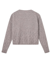 Maska - Telma Bicolour Lambswool Sweater - Sand Melange