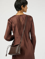 O MY BAG Sienna Mini Soft Grain Leather - Chocolate