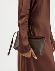 O MY BAG Sienna Mini Soft Grain Leather - Chocolate