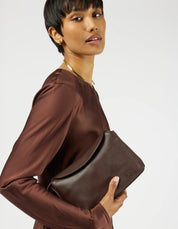 O MY BAG Sienna Mini Soft Grain Leather - Chocolate