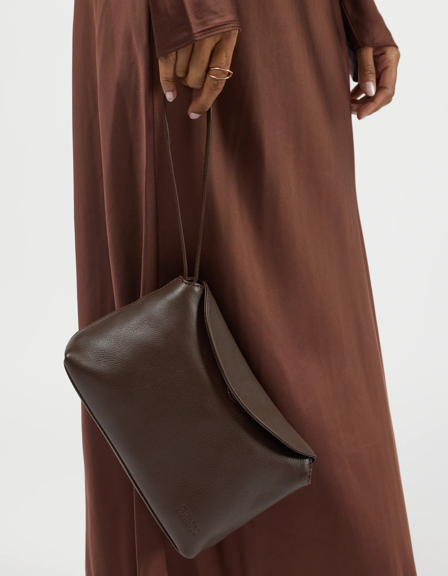 O MY BAG Sienna Mini Soft Grain Leather - Chocolate